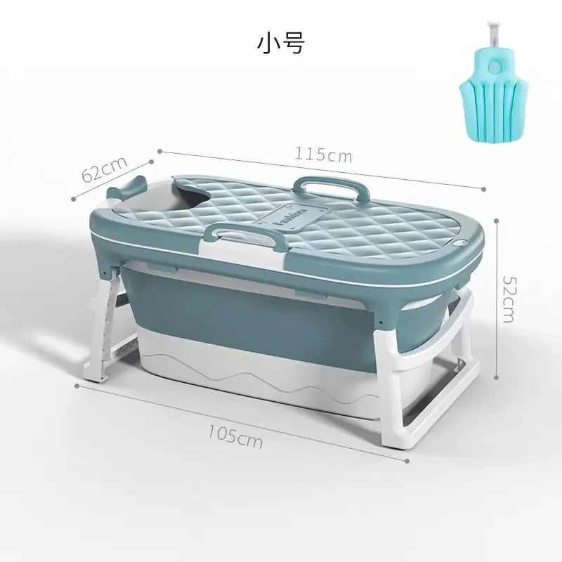 Vrynto Premium Portable Folding Bathtub – Full Body Collapsible Home Spa