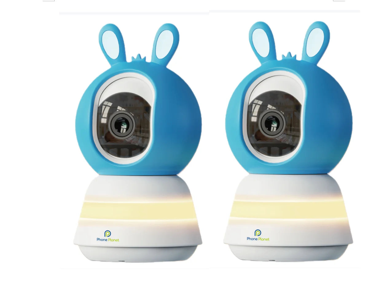 VRYNTO Dual-Band Smart Baby Monitor – 2.4G+5G HD WiFi Security Camera with AI Cry Detection & Panoramic View