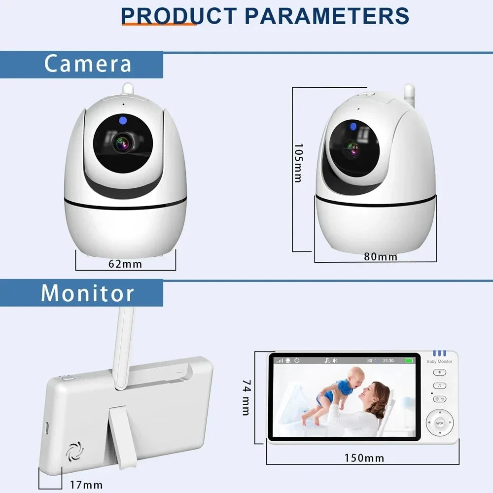 VRYNTO 5" Video Baby Monitor –
