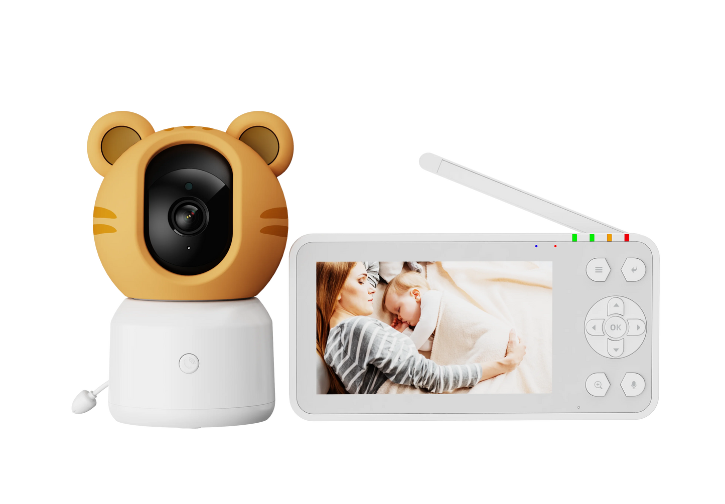 VRYNTO™ Smart WiFi Baby Monitor – 4.3" HD Screen & 1080P Phone App Access