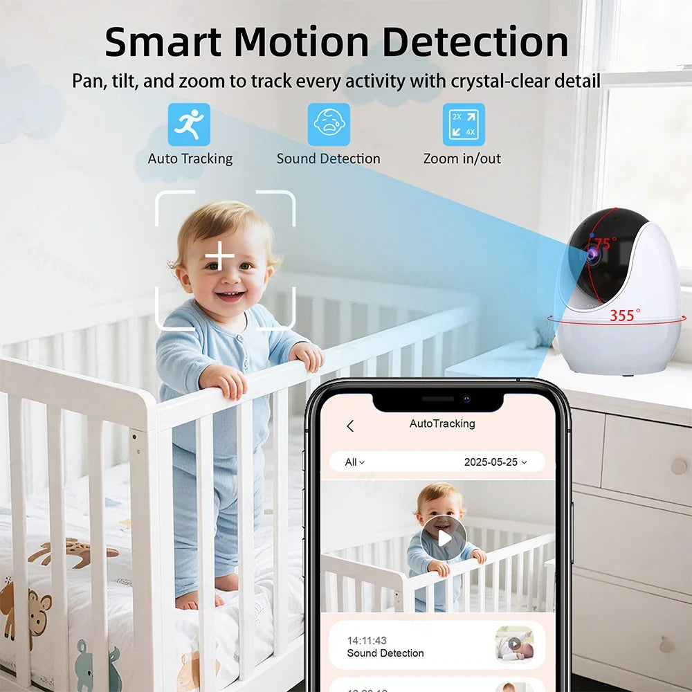Lumina™ 4.3" Smart Baby Monitor - WiFi App & Dedicated HD Display