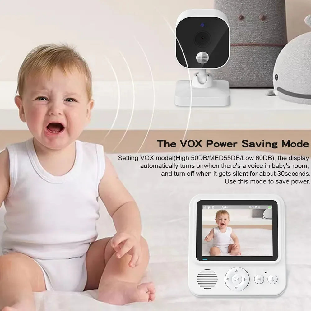 PureCare™ Wireless Baby Monitor - 2.8" HD Screen with Feeding Reminder
