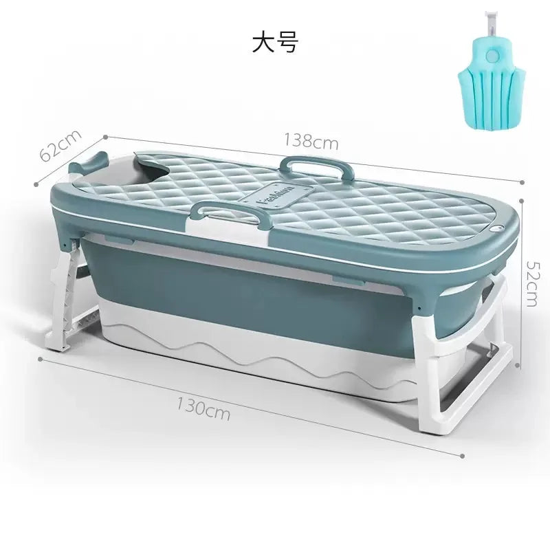Vrynto Premium Portable Folding Bathtub – Full Body Collapsible Home Spa