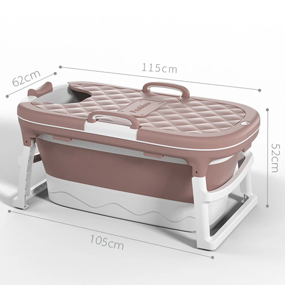 Vrynto Premium Portable Folding Bathtub – Full Body Collapsible Home Spa