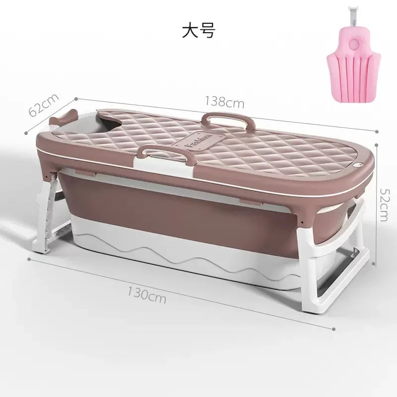 Vrynto Premium Portable Folding Bathtub – Full Body Collapsible Home Spa