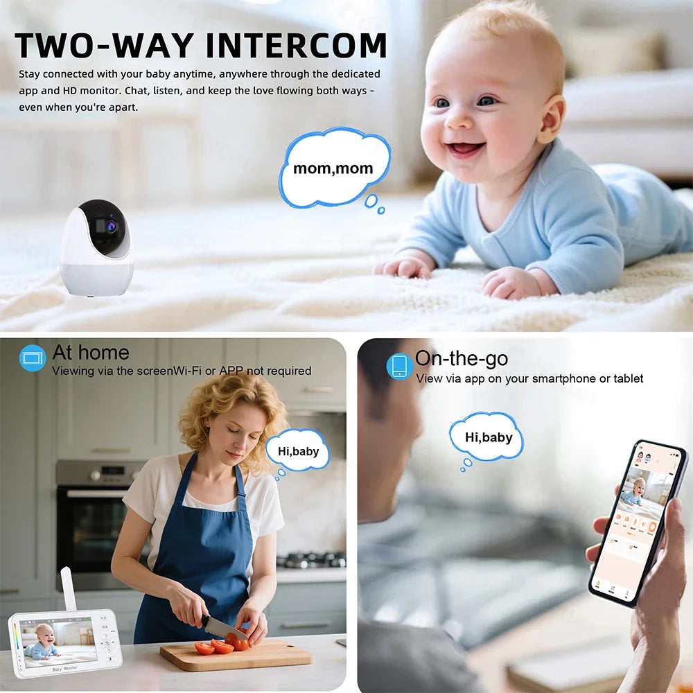 Lumina™ 4.3" Smart Baby Monitor - WiFi App & Dedicated HD Display
