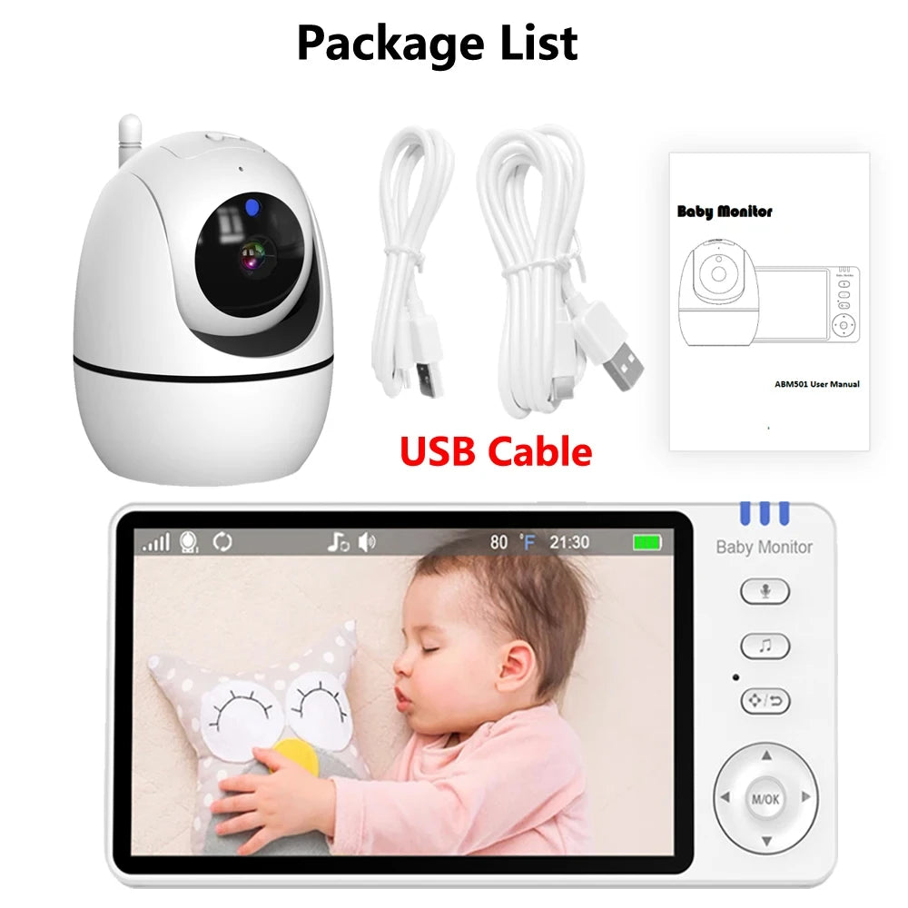 VRYNTO 5" Video Baby Monitor –