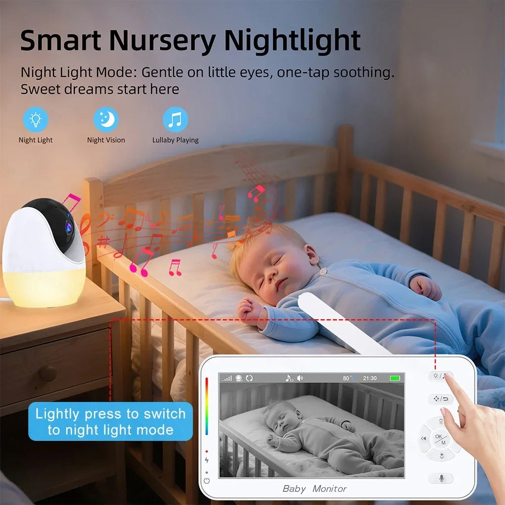 Lumina™ 4.3" Smart Baby Monitor - WiFi App & Dedicated HD Display